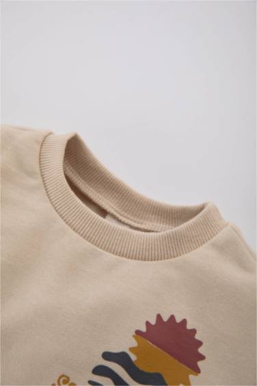 سويت شيرت اولادي قصة عادية ببطانة ناعمة