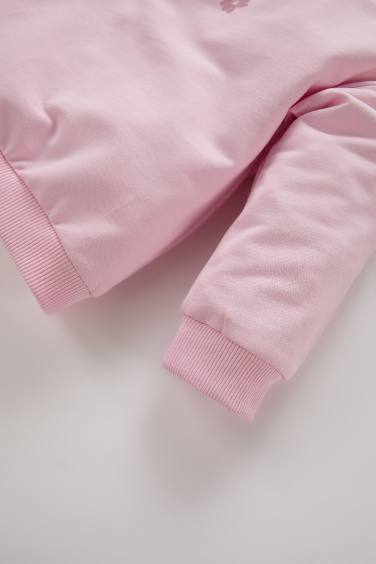 Ensemble de sweatshirt imprimé et jogging pour bébé fille