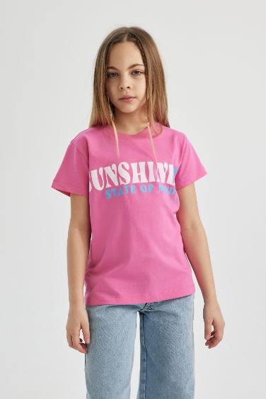 Girl Regular Fit Short Sleeve T-Shirt