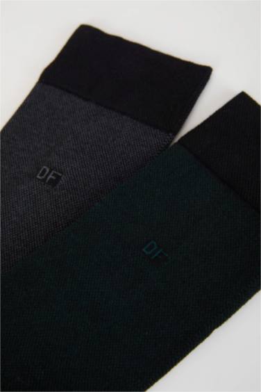 Erkek Dikişsiz Ultra Soft 2'li Bambu Premium Uzun Çorap