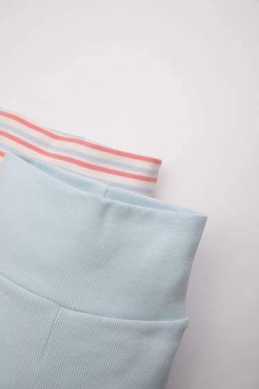 Baby Girl Striped Ribbed Camisole 2 Piece Shorts