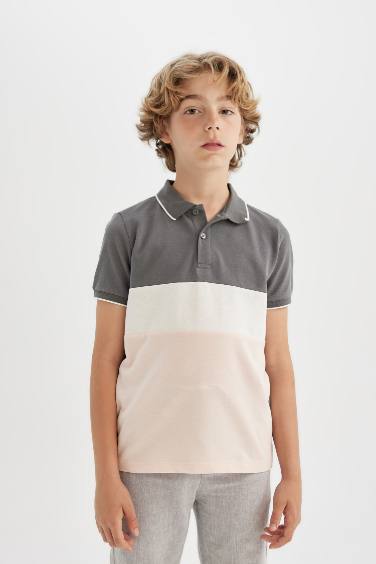 Boy Pique Short Sleeve Polo T-Shirt