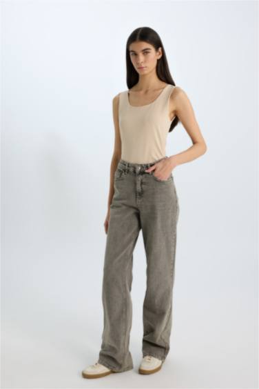 Slim Fit Basic Square Collar Sleeveless Tank Top