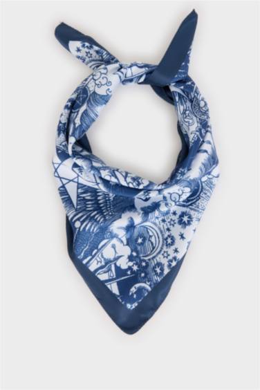 Kadın Desenli Fular