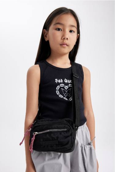 Girl Twill Crossbody Bag