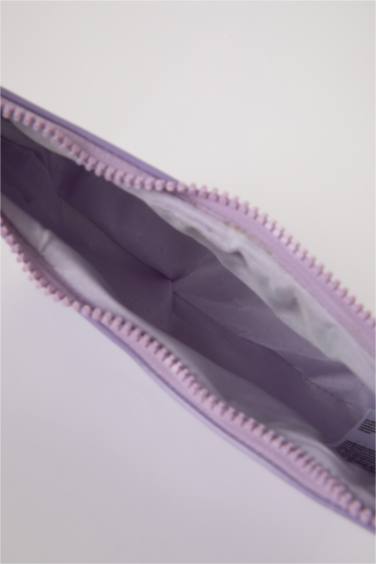 Woman Shiny Faux Leather Handbag