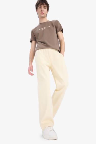 Loose Comfortable Fit Wide Leg Summer Linen Trousers