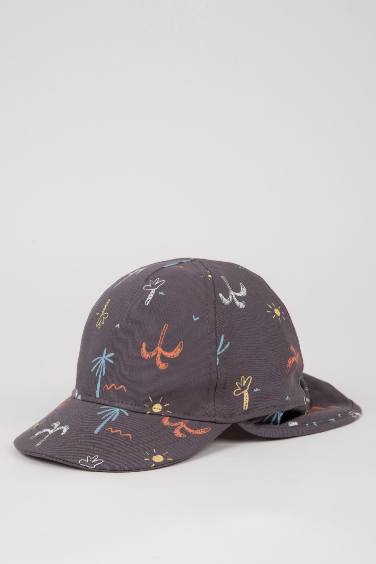 Baby Boy Cotton Printed Hat