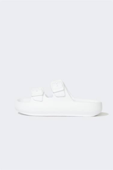 شبشب بناتي إيفا بكعب مسنن سليب أون