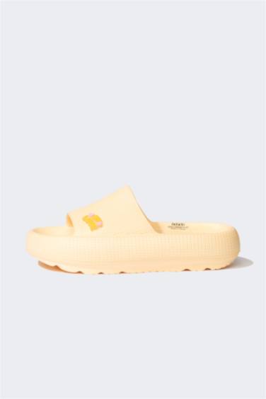 Kız Çocuk Yüksek Taban Tek Bantlı Eva Terlik