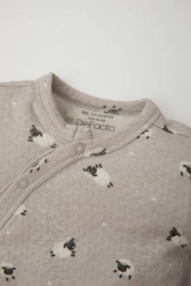 Baby Boy Patterned Snap Body 3 Piece Set