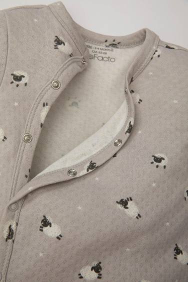 Baby Boy Patterned Snap Body 3 Piece Set