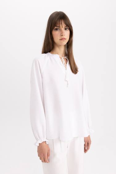 Relax Fit Long Sleeve Tunic