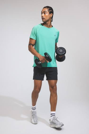 DeFactoFit Slim Fit Woven Shorts