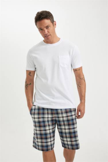 Regular Fit Short Sleeve 2 Piece Pajama Set