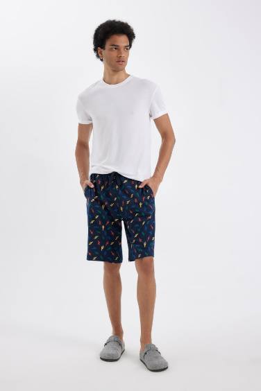 Regular Fit Pocket Shorts Pajama Bottoms