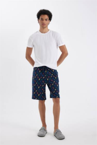 Regular Fit Pocket Shorts Pajama Bottoms