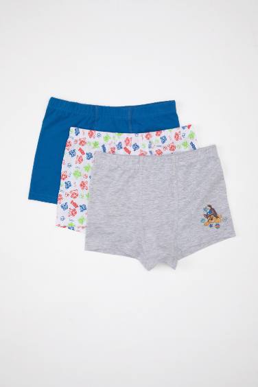 Boy 3 piece PAW Patrol Licensed Printed Boxer