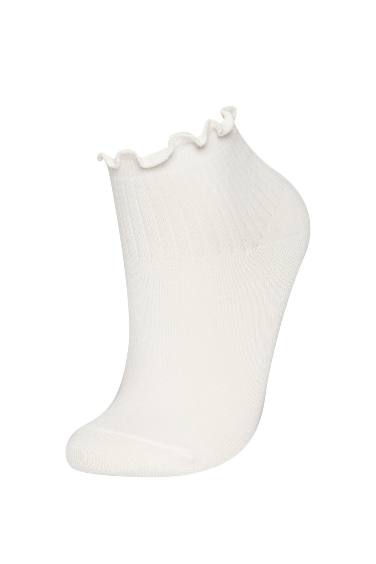 جوارب قصيرة قطن بناتي - 3 قطع