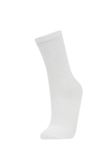 Kız Çocuk 2'li Pamuklu Uzun Çorap