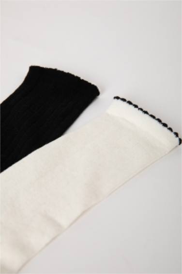 Lot de 2 paires de chaussettes basses en coton pour Fille