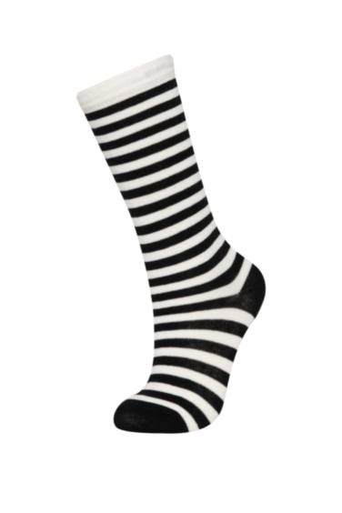 Girl Printed Cotton Long Socks