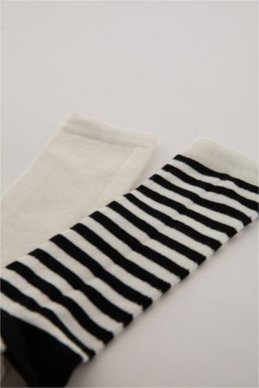 Girl Printed Cotton Long Socks