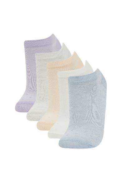 Chaussettes Courtes Coton pour Fille - 5 Paires