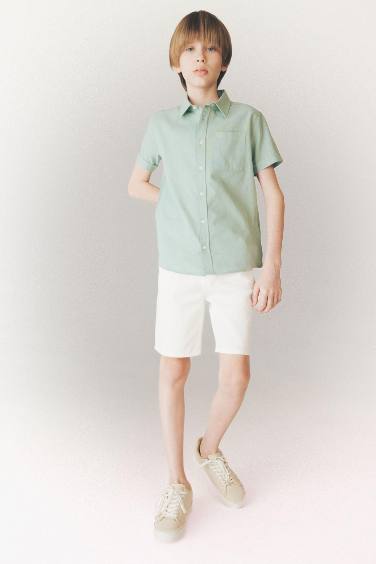 Boy Basic Gabardine Shorts
