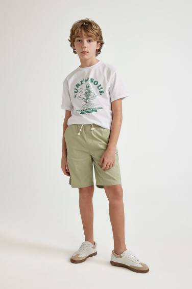 Boy Gabardine Shorts