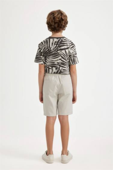Boy Regular Fit Gabardine Shorts
