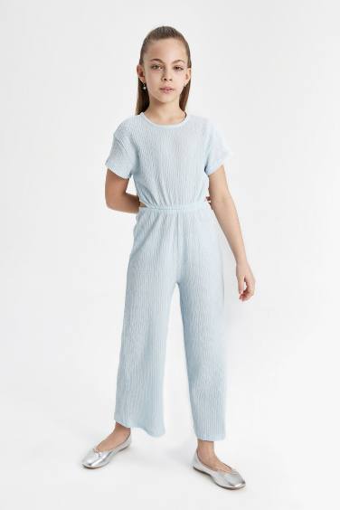 Short Sleeve Jumpsuit