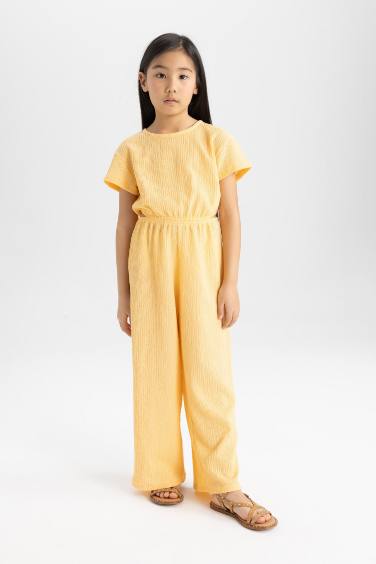 Short Sleeve Jumpsuit