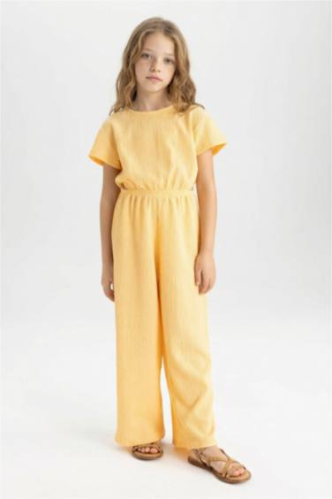 Short Sleeve Jumpsuit