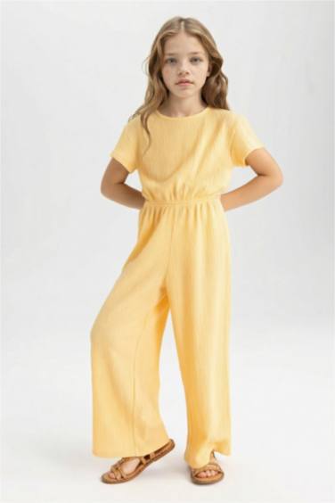 Short Sleeve Jumpsuit