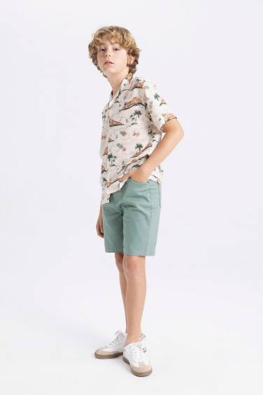 Boy Gabardine Shorts