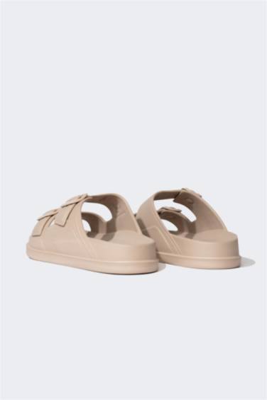 Man High Sole Double Banded Eva Slippers