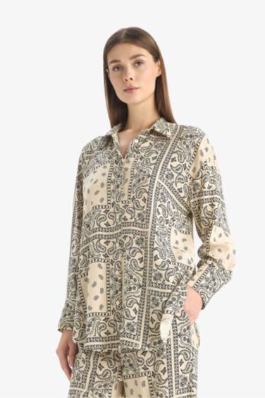 Paisley Viscose Beach Shirt