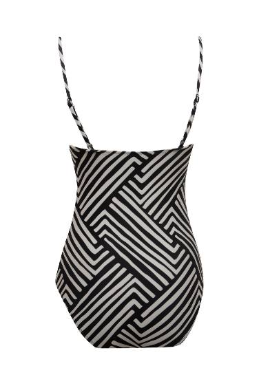 Fall in Love Regular Fit Striped Swimsuit