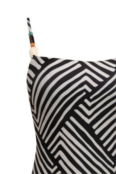 Fall in Love Regular Fit Striped Swimsuit