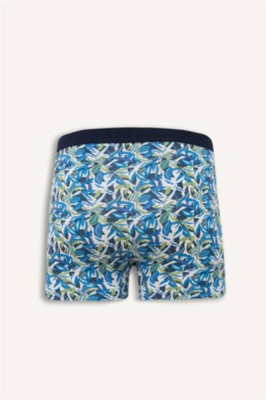 Regular Fit Desenli 3'lü Boxer