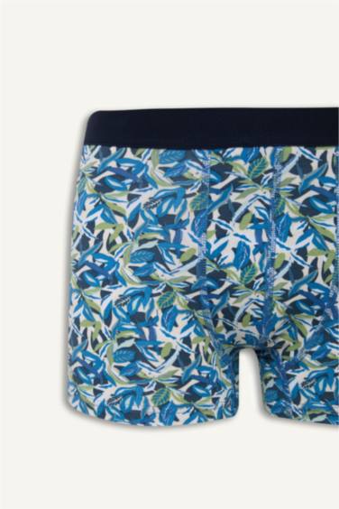 Regular Fit Desenli 3'lü Boxer
