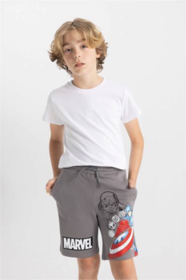Regular Fit Avengers Normal Waist Shorts