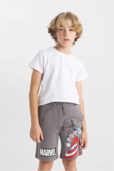 Regular Fit Avengers Normal Waist Shorts