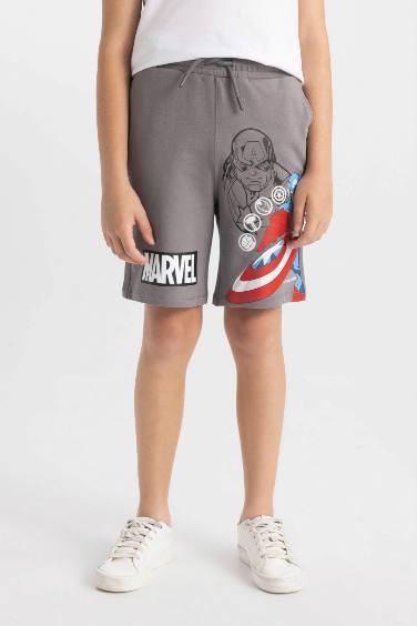 Regular Fit Avengers Normal Waist Shorts