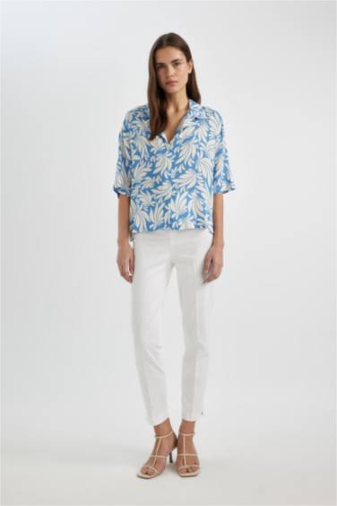 قميص نص ردن وقصة عادية