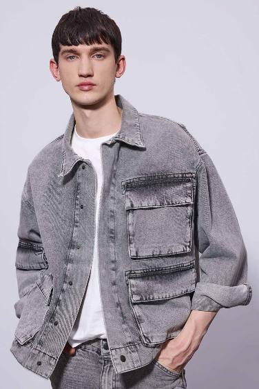 Oversize Fit Jean Jacket
