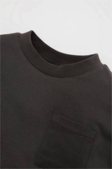 طقم بيبي اولادي بنطلون وقميص مخطط - قطعتين