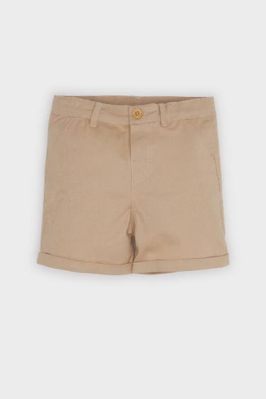 Baby Boy Striped Polo T-Shirt Shorts 2 Piece Set