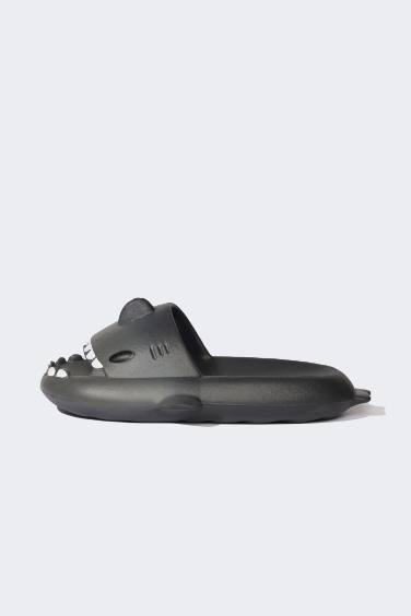 Boy High Sole Single Band Eva Slippers